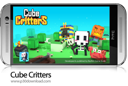 دانلود Cube Critters v1.0.7.3029 + Mod - بازی موبایل قهرمانان مکعب مستطیلی