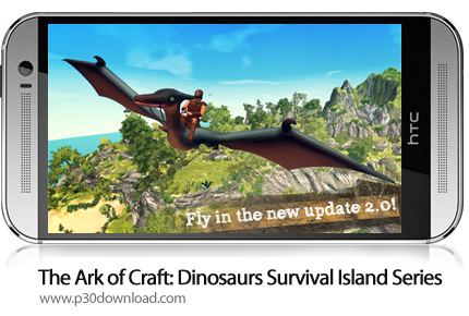 دانلود The Ark of Craft: Dinosaurs Survival Island Series v3.3.0.1 + mod - بازی موبایل بقا در جزیره
