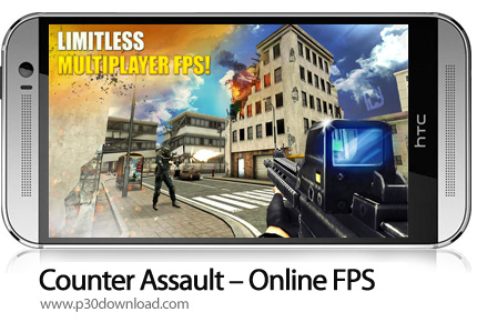 دانلود Counter Assault - Online FPS v1.0 + Mod - بازی موبایل ضد شورش