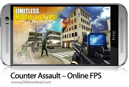 دانلود Counter Assault - Online FPS v1.0 + Mod - بازی موبایل ضد شورش