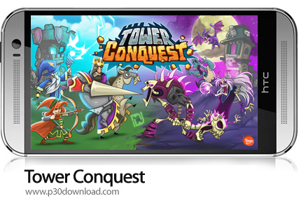دانلود Tower Conquest v22.00.66g + Mod - بازی موبایل فتح برج ها