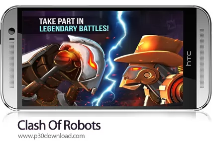 دانلود Clash Of Robots v31.2 + Mod - بازی موبایل مبارزه ربات ها