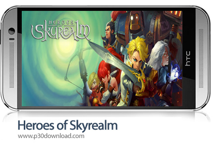 دانلود Heroes of Skyrealm v1.5.0 + Mod - بازی موبایل قهرمانان قلمروی آسمان