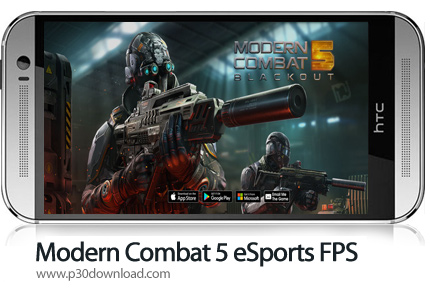 دانلود Modern Combat 5 eSports FPS v5.7.1c - بازی موبایل مدرن کامبت 5