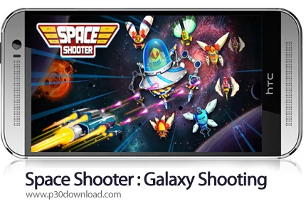 دانلود Space Shooter: Galaxy Shooting v1.507 + Mod - بازی موبایل تیرانداز فضایی : تیراندازی کهکشان