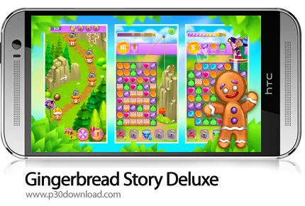 دانلود Gingerbread Story Deluxe v1.0.4 - بازی موبایل مرد زنجبیلی