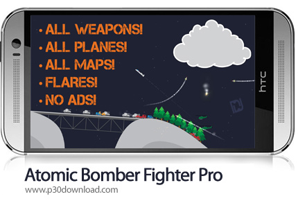 دانلود Atomic Bomber Fighter Pro v1.16 - بازی موبایل بمب افکن