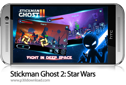دانلود Stickman Ghost 2: Star Wars v6.6 b1200136 + Mod - بازی موبایل آدمک شبح شکل 2: جنگ ستارگان