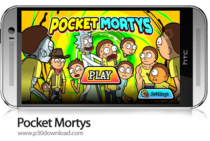 دانلود Pocket Mortys v2.25.1 + Mod - بازی موبایل مورتی های جیبی
