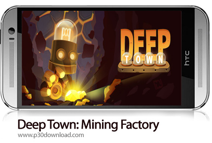 دانلود Deep Town: Mining Factory v4.9.9 + Mod - بازی موبایل معدنچی