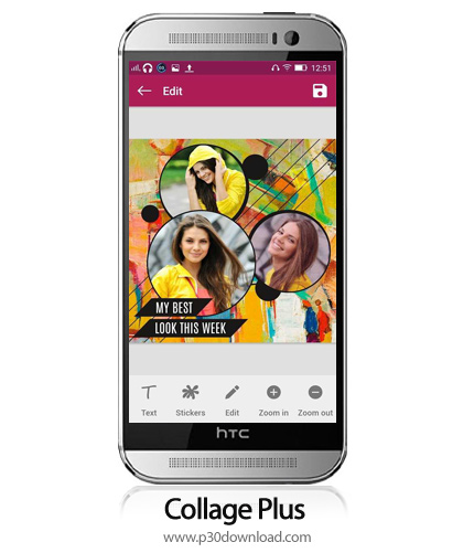 دانلود Collage+: collages & videos & albums Full Unlocked v3.0.2 Unlocked - برنامه موبایل ساخت کلاژ 