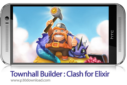 دانلود Townhall Builder : Clash for Elixir v2.3.0 + Mod - بازی موبایل نبرد برای اکسیر