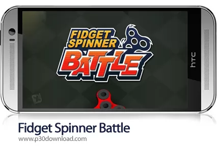 دانلود Fidget Spinner Battle v2.3.9 + Mod - بازی موبایل اسپینر