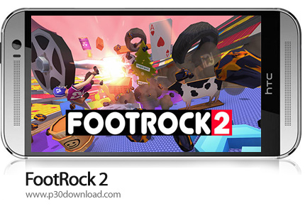 دانلود FootRock 2 v7.0 + Mod - بازی موبایل جنگ فوتبال 2