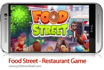 دانلود Food Street - Restaurant Game v0.53.4 + Mod - بازی موبایل خیابان غذا