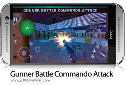 دانلود Gunner Battle Commando Attack v5.58 + Mod - بازی موبایل نبرد کماندوها