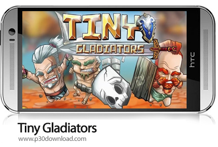 دانلود Tiny Gladiators v2.4.4 + Mod - بازی موبایل گلادیاتورهای کوچک