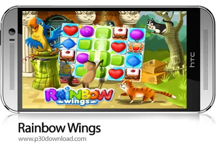 دانلود Rainbow Wings v1.0.3 + Mod - بازی موبایل بال های رنگین کمانی