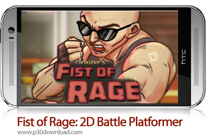دانلود Fist of Rage: 2D Battle Platformer v1.4 + Mod - بازی موبایل مشت خشم