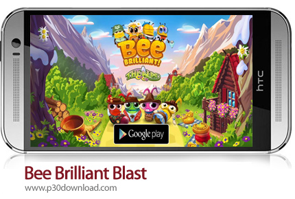 دانلود Bee Brilliant Blast v1.33.5 + Mod - بازی موبایل انفجار زنبور عسل