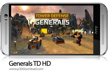 دانلود Generals TD HD v1.2.1 + Mod - بازی موبایل ژنرال ها