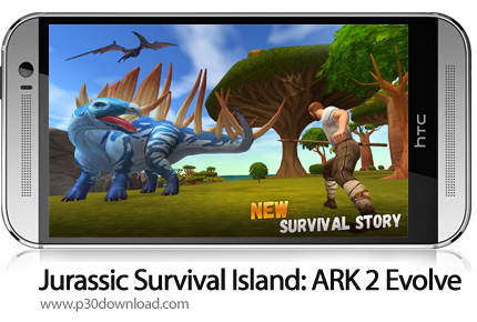 دانلود Jurassic Survival Island v1.4.8 + Mod - بازی موبایل بقا در جزیره دایناسورها