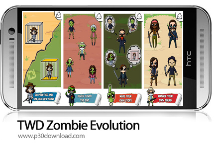دانلود TWD Zombie Evolution - Idle Clicker Game v1.0 + Mod - بازی موبایل تکامل زامبی ها
