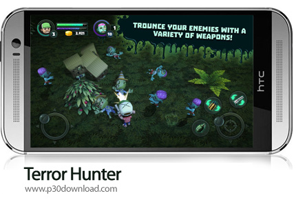 دانلود Terror Hunter v1.1 + Mod - بازی موبایل شکارچی زامبی