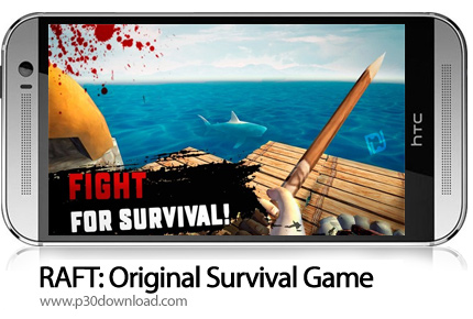 دانلود RAFT: Original Survival Game v1.24 + Mod - بازی موبایل شکار کوسه