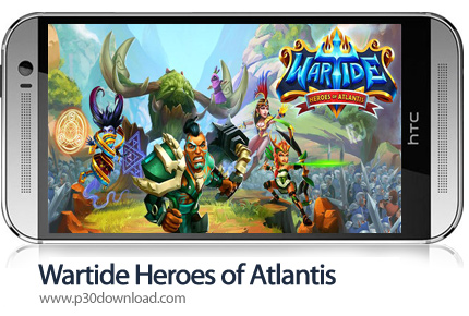 دانلود  Wartide Heroes of Atlantis v1.14.08 + Mod - بازی موبایل قهرمانان آتلانتیس