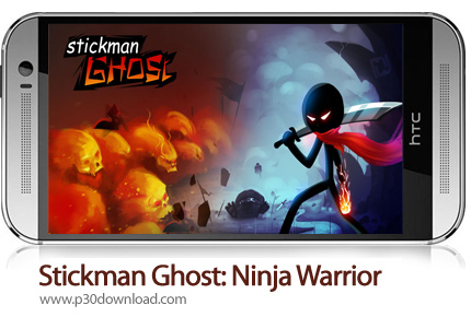 دانلود Stickman Ghost: Ninja Warrior v1.8 + Mod - بازی موبایل نبرد استیکمن ها