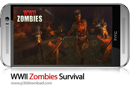 دانلود WWII Zombies Survival v1.1.5 + Mod - بازی موبایل نبرد جنگ جهانی 2