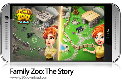 دانلود Family Zoo: The Story v2.2.4 + Mod - بازی موبایل باغ وحش خانوادگی
