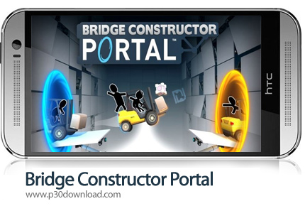 دانلود Bridge Constructor Portal v5.0 - بازی موبایل ساخت پل