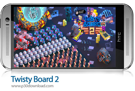 دانلود Twisty Board 2 v1.1.6 + Mod - بازی موبایل آدمک اسکیت باز 