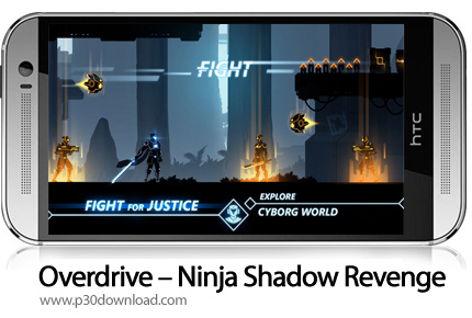 دانلود Overdrive - Ninja Shadow Revenge v1.8.4 + Mod - بازی موبایل نبرد نینجا