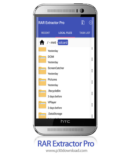 دانلود RAR Extractor Pro v2.06 - برنامه موبایل استخراج و فشرده سازی فایل فشرده
