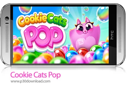 دانلود Cookie Cats Pop v1.51.0 + Mod - بازی موبایل گربه های کلوچه خور