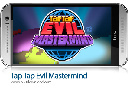 دانلود Tap Tap Evil Mastermind v1.15.16 + Mod - بازی موبایل فکر بکر شیطان