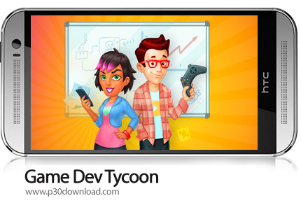 دانلود Game Dev Tycoon v1.4.9 - بازی موبایل استودیو بازیسازی