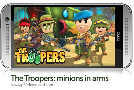 دانلود The Troopers: minions in arms v1.2.5 - بازی موبایل سرباز کوچولوها
