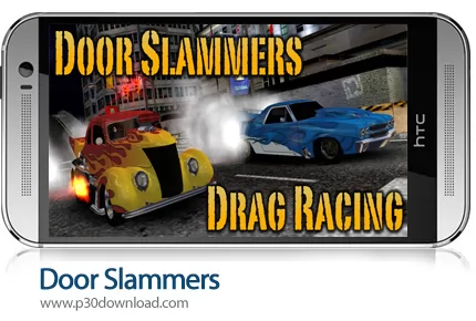 دانلود Door Slammers v310143 + Mod - بازی موبایل مسابقات درگ خودروهای کلاسیک