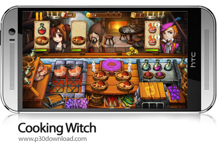 دانلود Cooking Witch v3.0.0 + Mod - بازی موبایل جادوگرِ آشپز