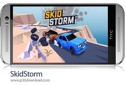 دانلود SkidStorm v1.0.161 + Mod - بازی موبایل اسکی در طوفان