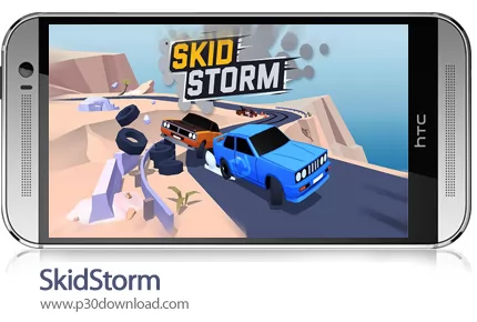 دانلود SkidStorm v1.0.161 + Mod - بازی موبایل اسکی در طوفان