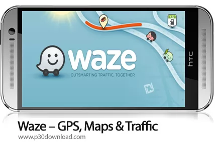 دانلود Waze - GPS, Maps & Traffic v4.63.0.2 - برنامه موبایل مسیر یاب و گزارش جاده ای