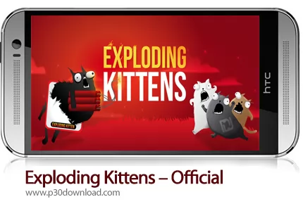 دانلود Exploding Kittens - Official v4.0.1 + Mod - بازی موبایل گربه های انفجاری