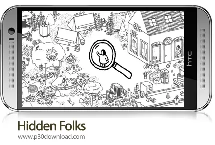 دانلود Hidden Folks v1.6.6 - بازی موبایل آیتم های مخفی