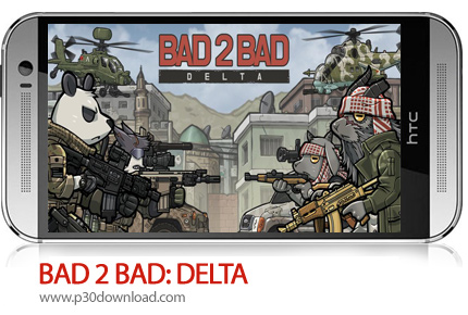 دانلود BAD 2 BAD: DELTA v1.5.4 + Mod - بازی موبایل گروه دلتا
