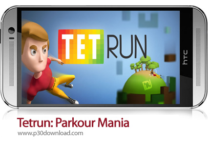 دانلود Tetrun: Parkour Mania v0.9.5 + Mod - بازی موبایل تتران: عشق پارکور